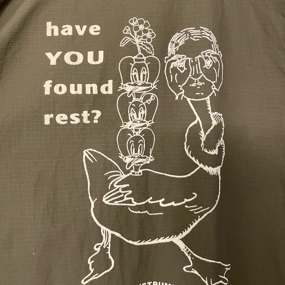 BrainDead Olive Green Kimono Jacket - Picture 5 of 6